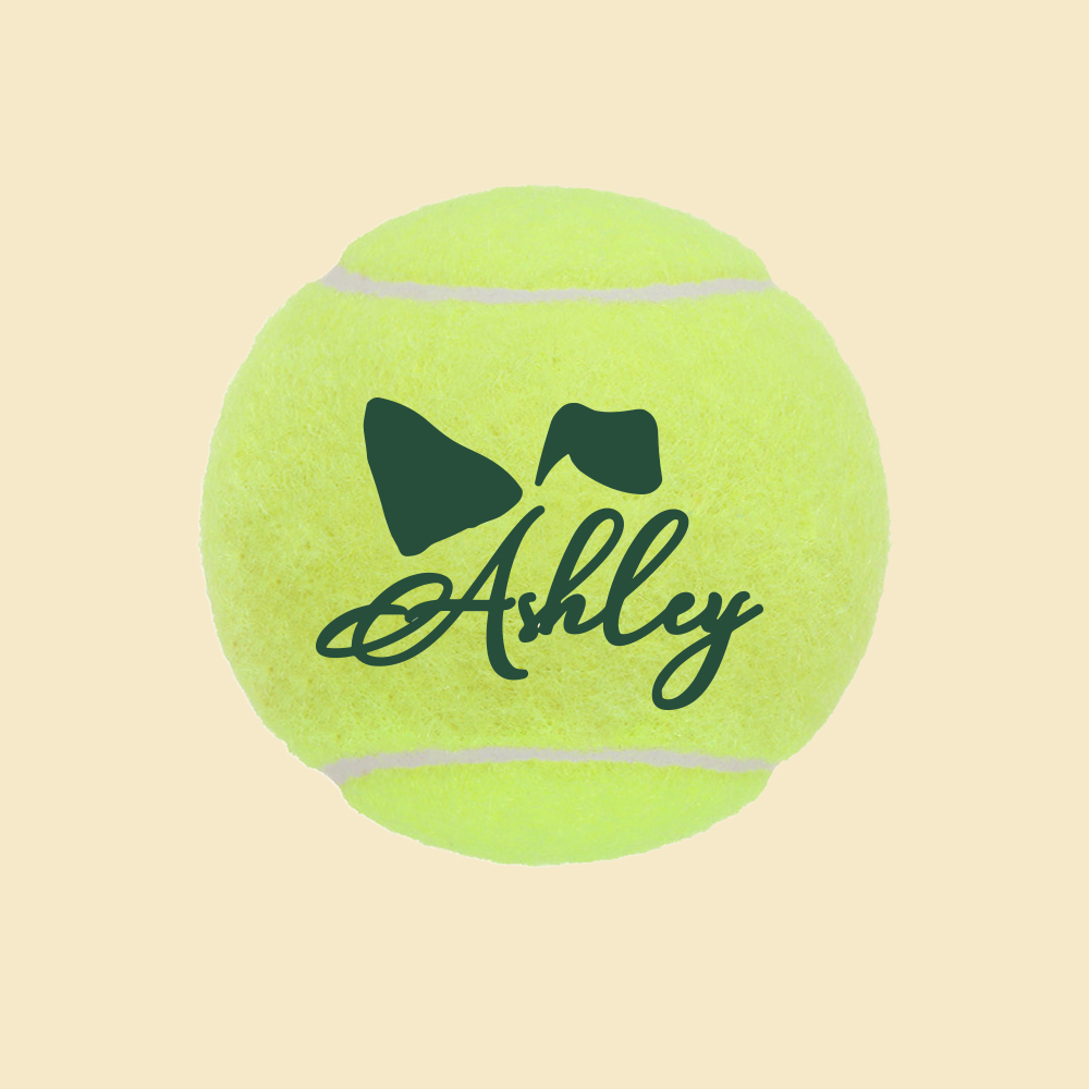 Personalized Name Pet Tennis Ball | inToy09