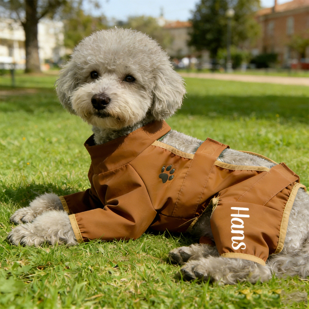 Personalized Name Dog Protective Outdoor Overalls | inCloth81
