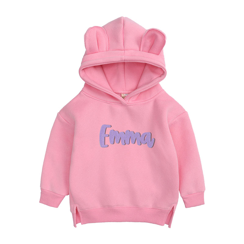 Personalized Hand-Embroidered Kid Cozy Soft Crewneck Sweatshirt | inSweatshirt06