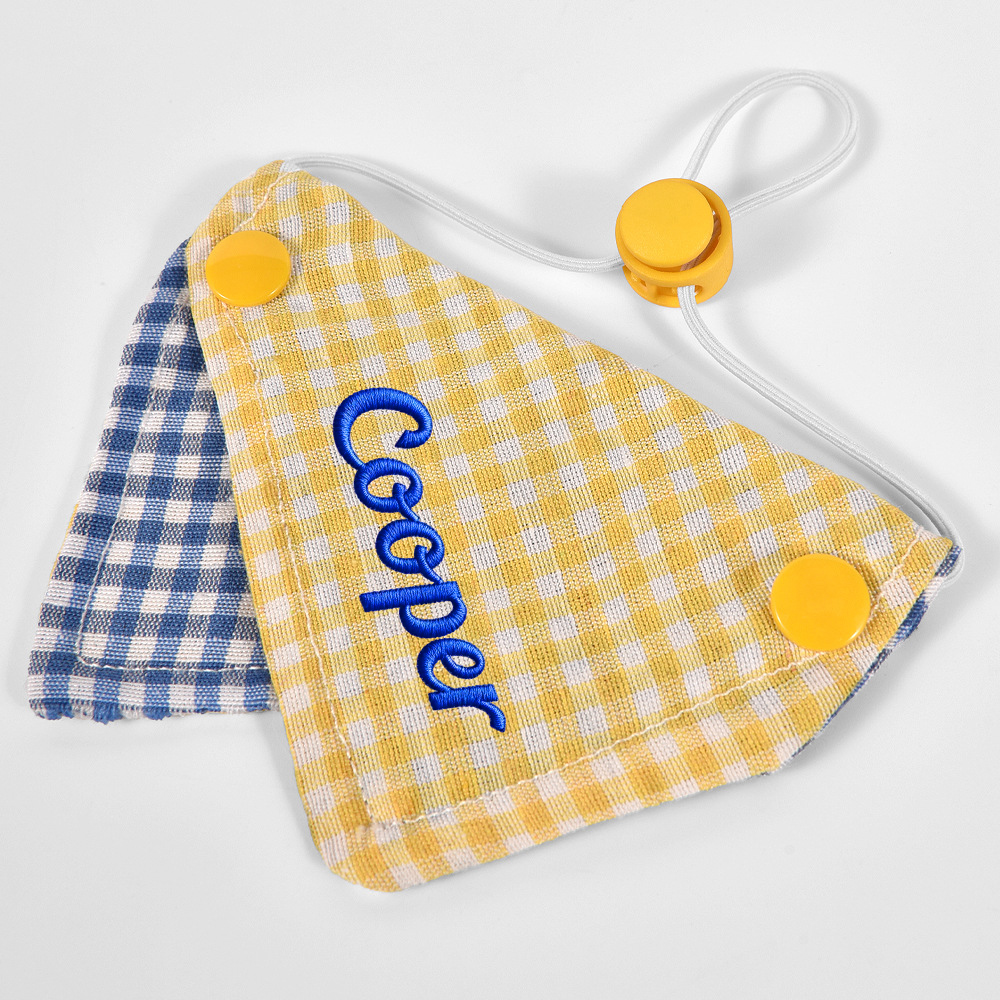 Personalized Embroidered Name Pet Bandana | inAccs51