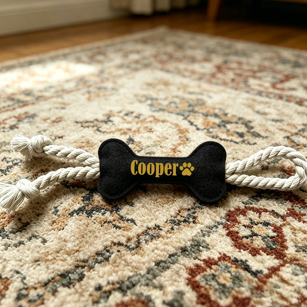 Personalized Pet Bone-Shaped Plush Toy | inToy10