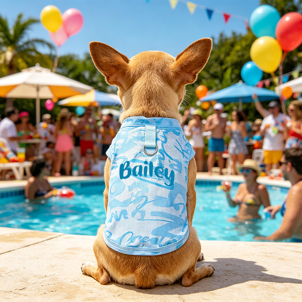 Personalized Pet Summer Ice Sensation Vest | inCloth109