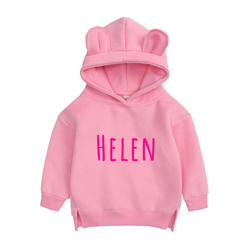 Personalized Kid Cozy Soft Bear Crewneck Sweatshirt | inSweatshirt15