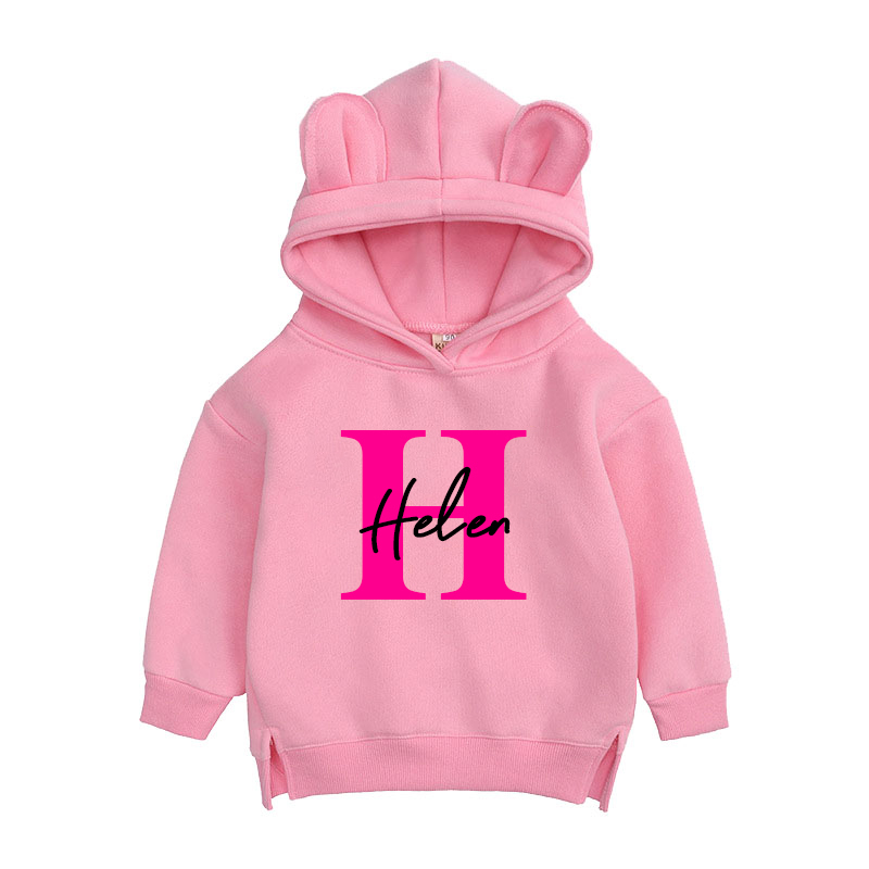 Personalized Hand-Embroidered Kid Cozy Soft Crewneck Sweatshirt | inSw