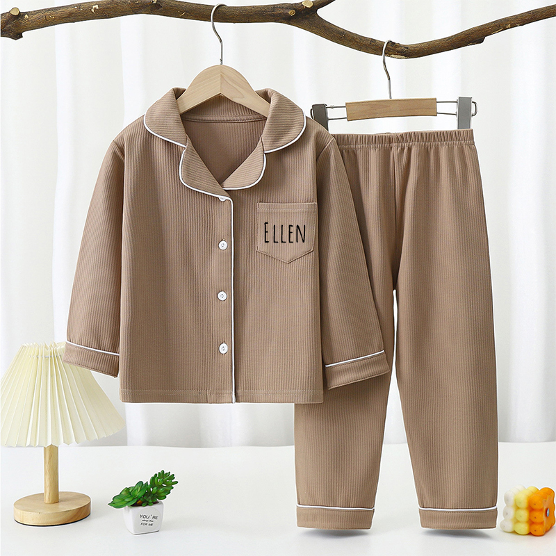 Personalized Christmas Kids Pajamas Set | inSet35