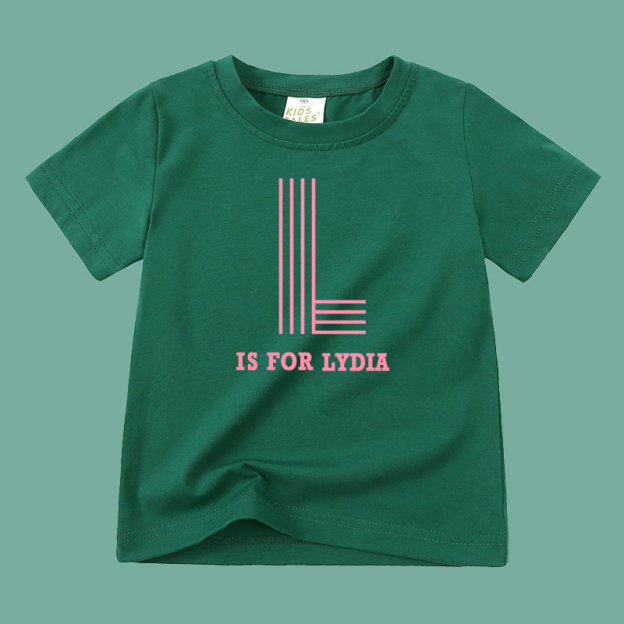 Personalized Kid Cozy Soft Color T-Shirt | inTee02