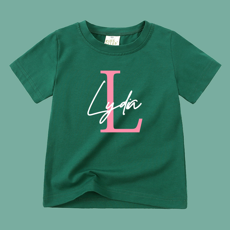 Personalized Kid Cozy Soft Color T-Shirt | inTee03