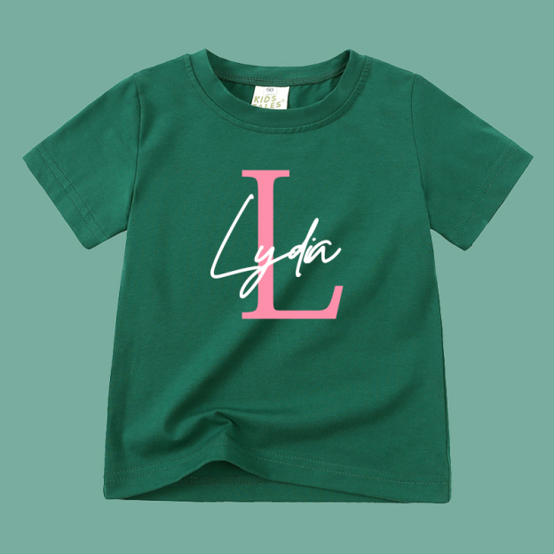 Personalized Kid Cozy Soft Color T-Shirt | inTee03