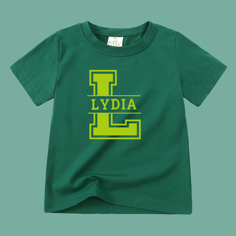 Personalized Kid Cozy Soft Color T-Shirt | inTee05