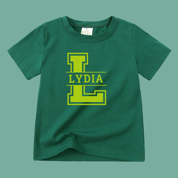Personalized Kid Cozy Soft Color T-Shirt | inTee05