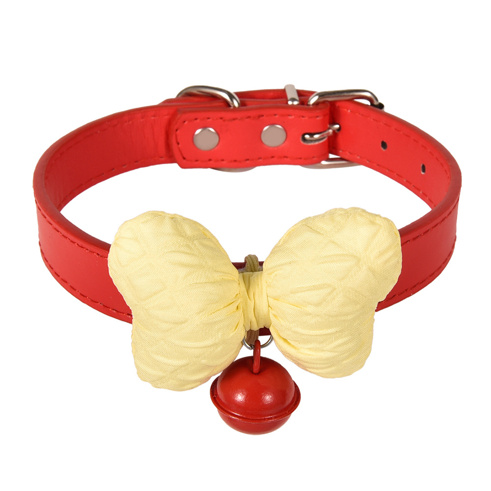 Adjustable Pet Bowknot Collar with Bell | inAccs47