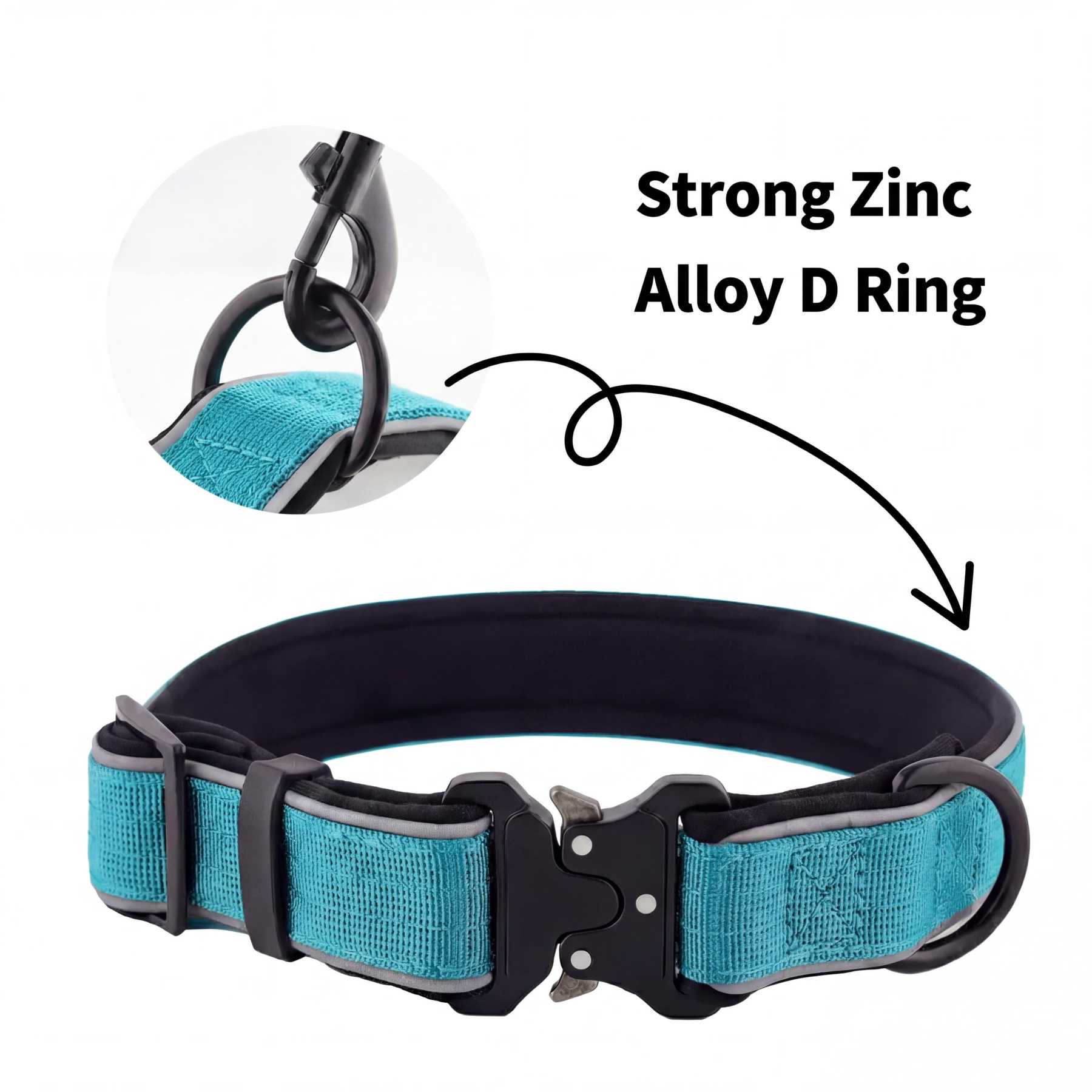 Personalized Embroidered Name Pet Collar with Phone Number | inAccs42