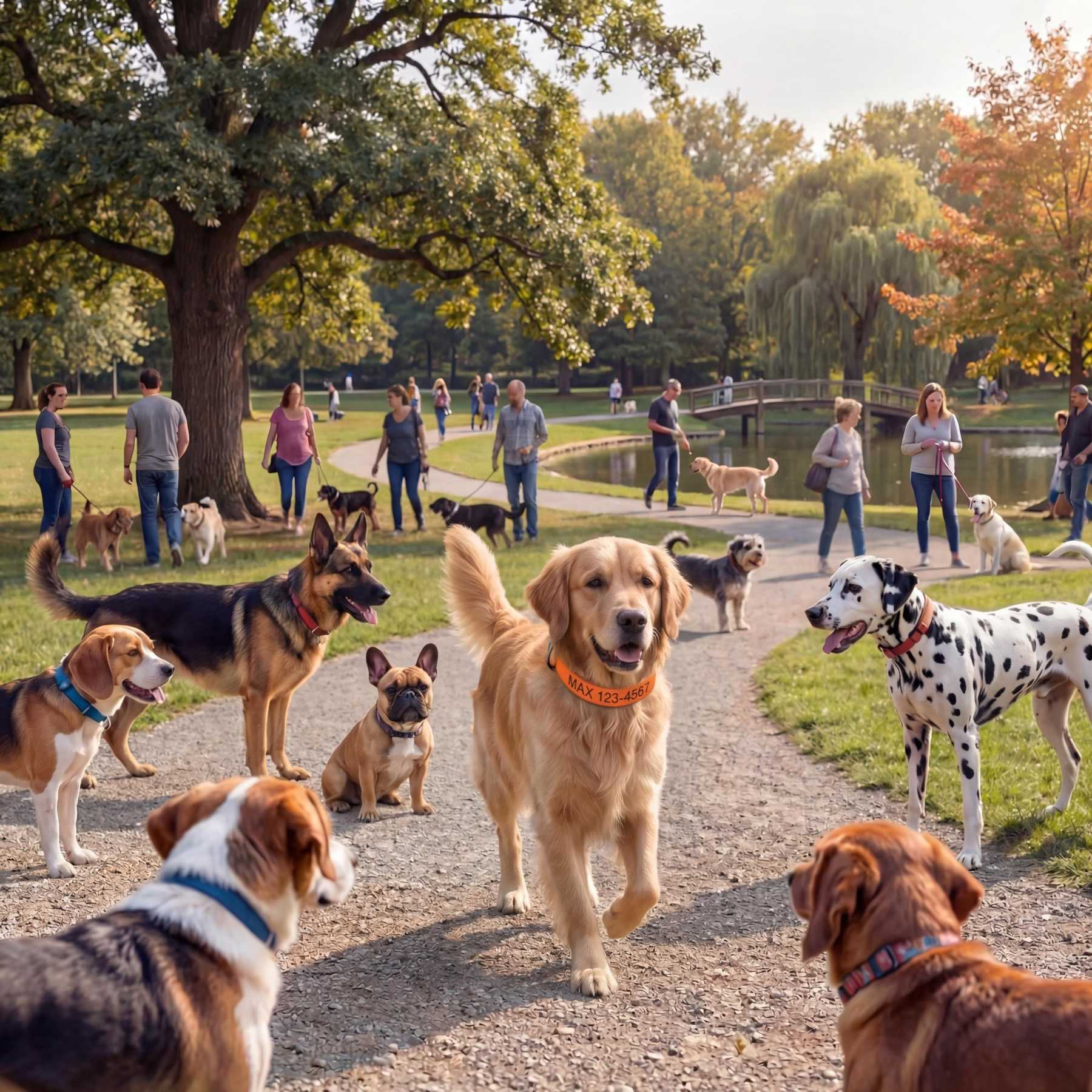Personalized Embroidered Name Pet Collar with Phone Number | inAccs42