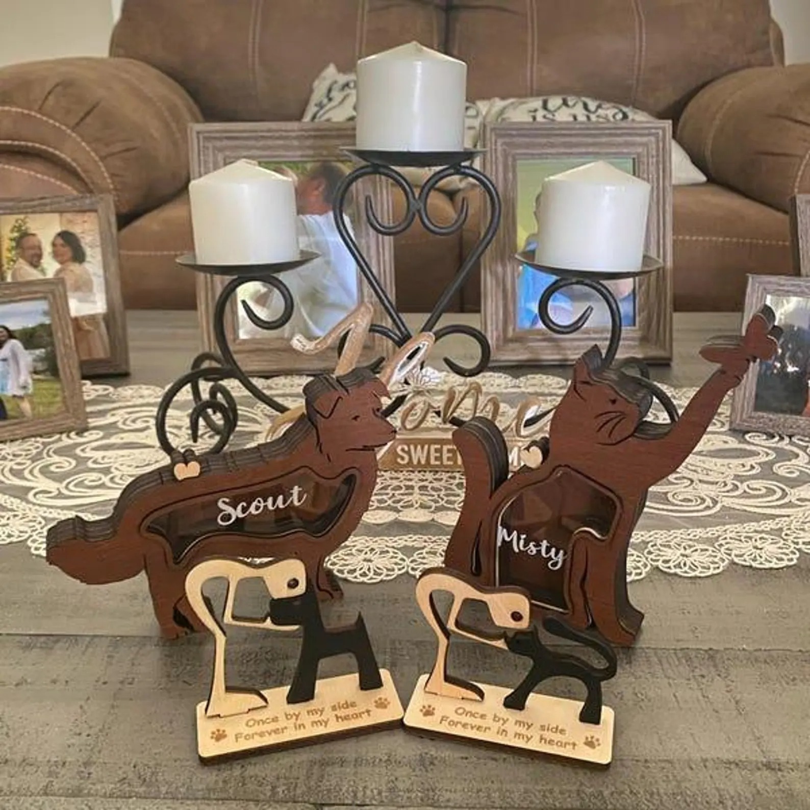 Personalized Pet Hair Memorial Box | BKPet196