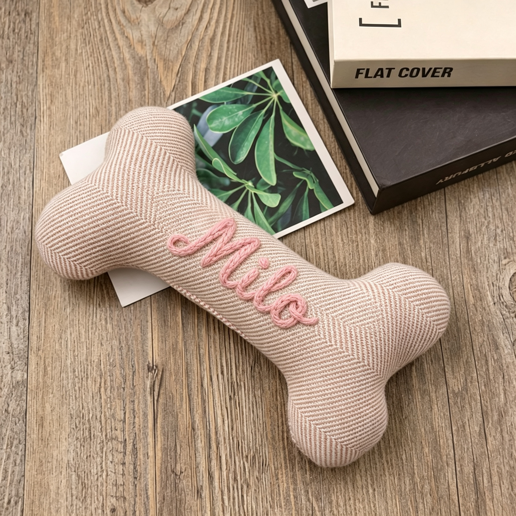 Personalized Embroidered Name Pet Bone Toy | inToy11