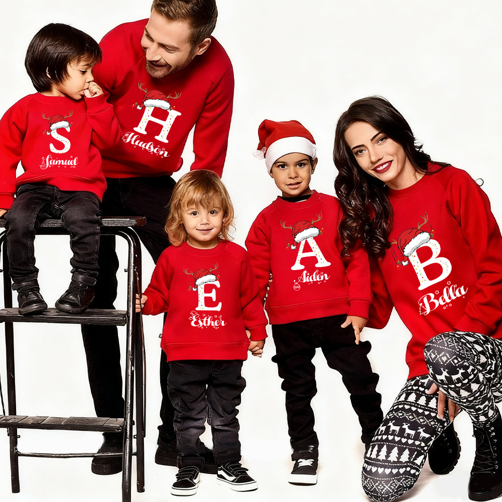 Personalized Christmas Matching Family Sweatshirt | InFamily02