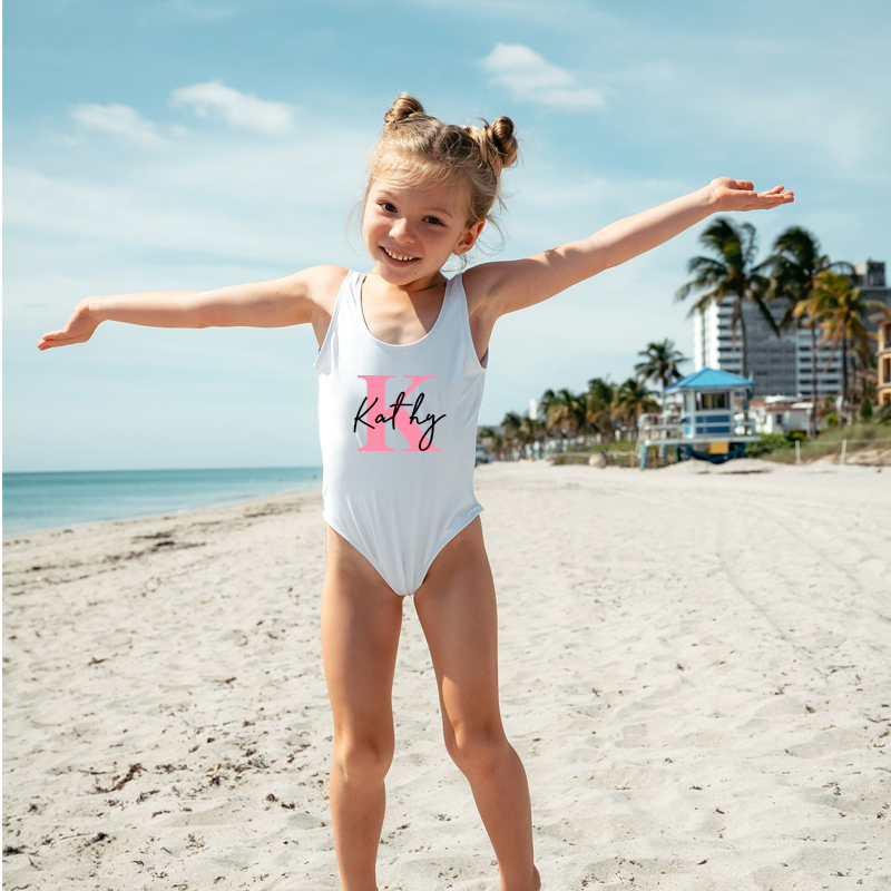 Personalized Monogrammed  Color Swimsuit for Summer | InSwin01