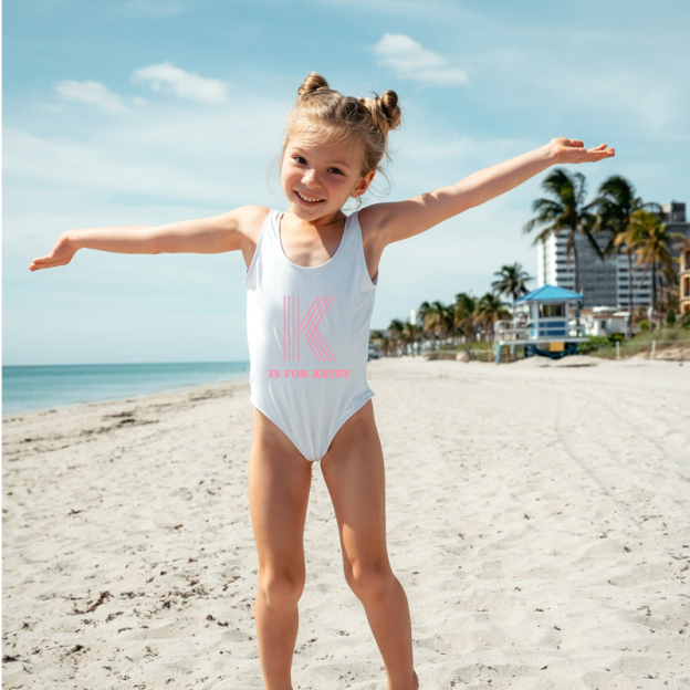 Personalized Monogrammed  Color Swimsuit for Summer | InSwin03