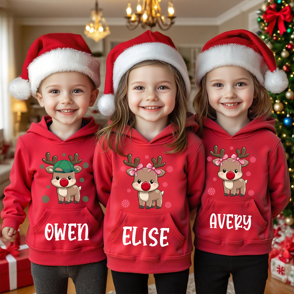Personalized Kids Lovely Christmas Hoodie | InSweatshirt82