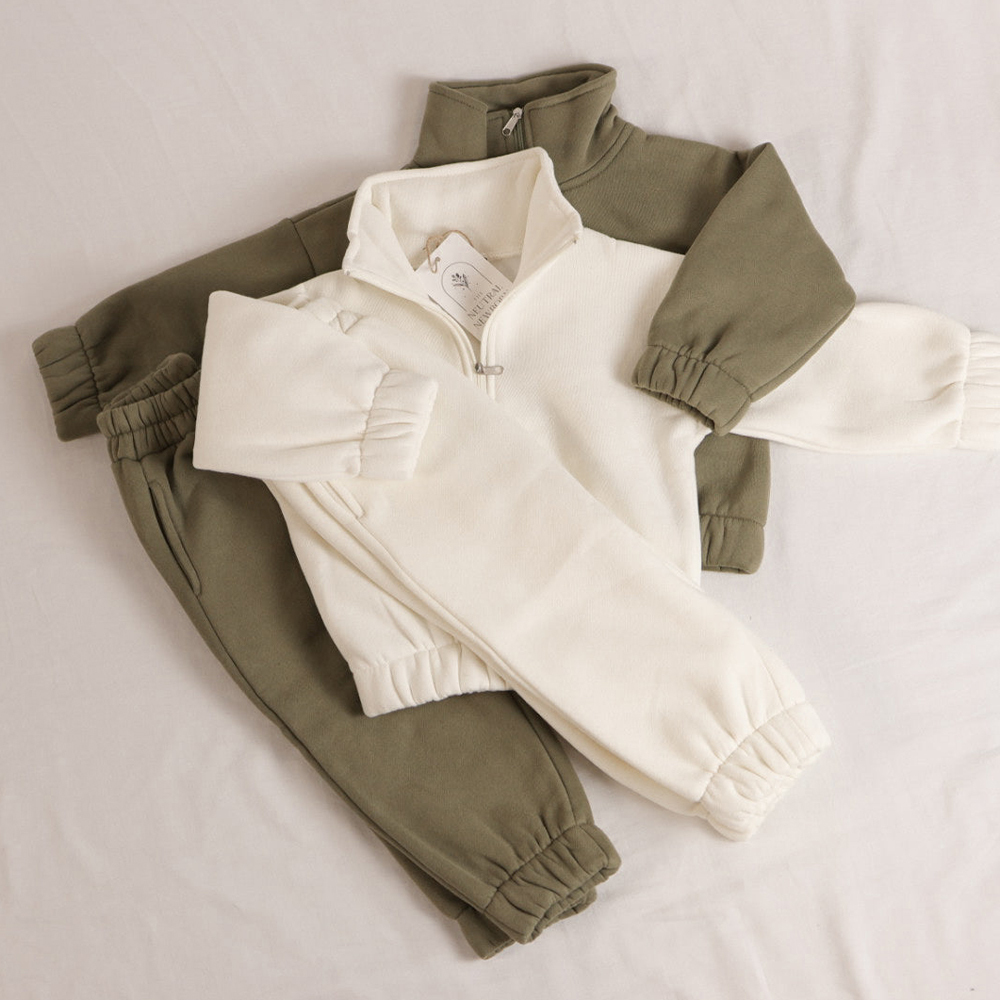 Personalized 1/4 Zip Ultra Soft Lounge Set | inSet65