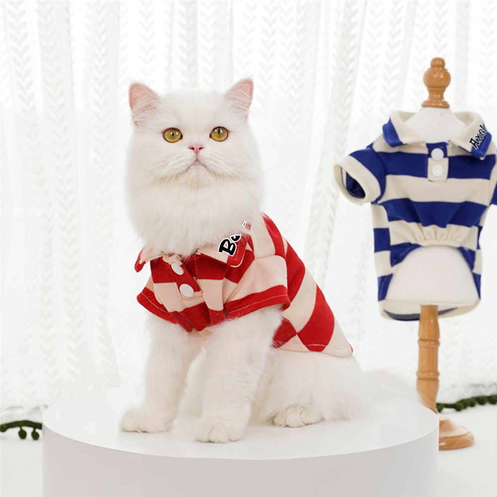 Personalized Pet Striped Polo Shirt | inCloth24