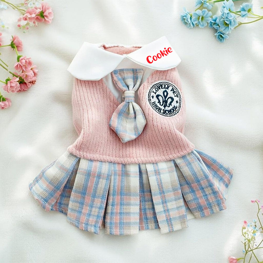 Personalized Pet School Style Dress | inCloth27