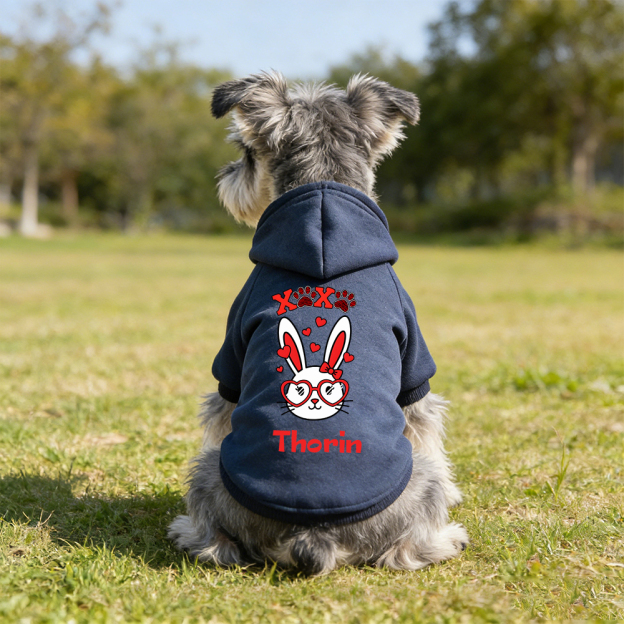 Personalized Name Easter Pet Bunny Hoodie | inCloth29
