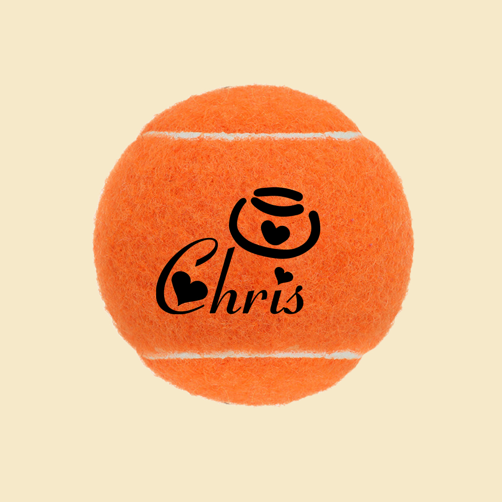 Personalized Name Pet Tennis Ball | inToy09