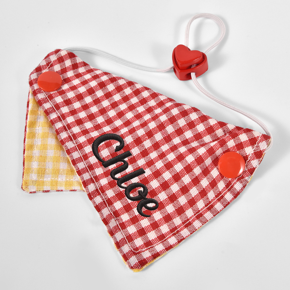 Personalized Embroidered Name Pet Bandana | inAccs51