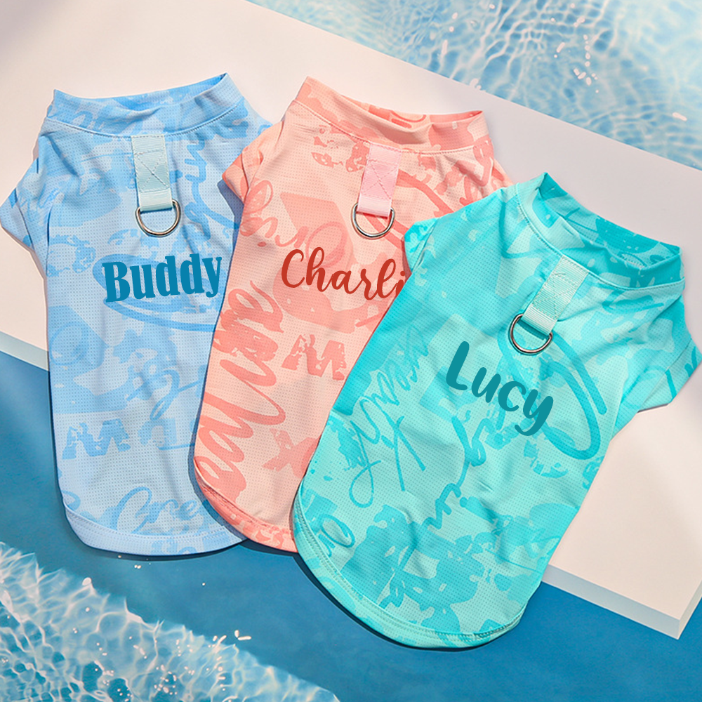 Personalized Pet Summer Ice Sensation Vest | inCloth109
