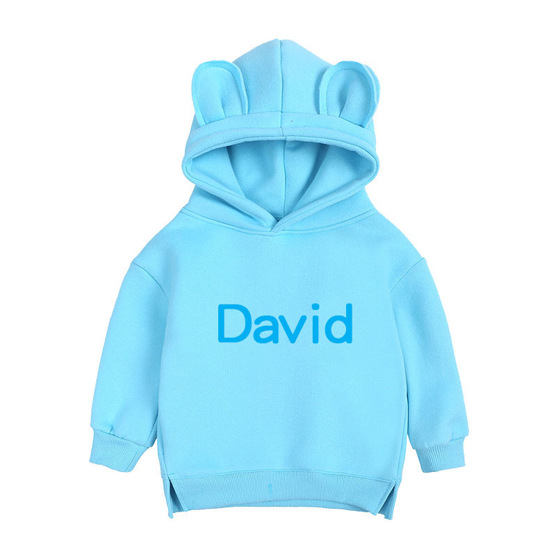 Personalized Kid Cozy Soft Bear Crewneck Sweatshirt | inSweatshirt15