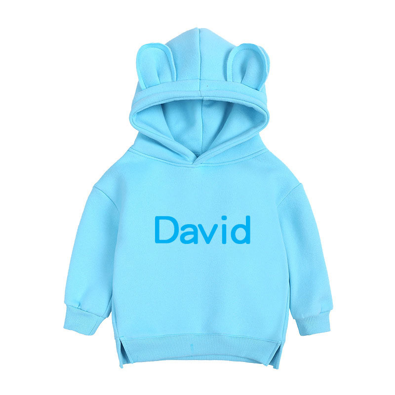 Personalized Kid Cozy Soft Bear Crewneck Sweatshirt | inSweatshirt15