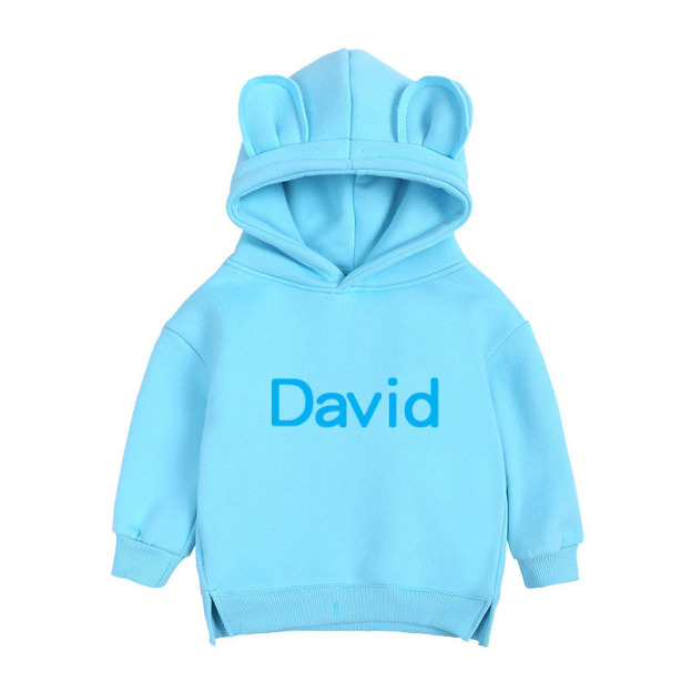 Personalized Kid Cozy Soft Bear Crewneck Sweatshirt | inSweatshirt15