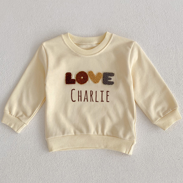 Personalized Kid Cozy Cute Pattern Crewneck Sweatshirt | inSweatshirt21