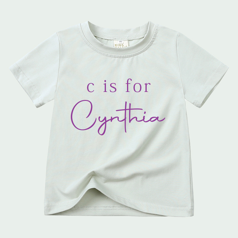 Personalized Kid Cozy Soft Color T-Shirt | inTee01