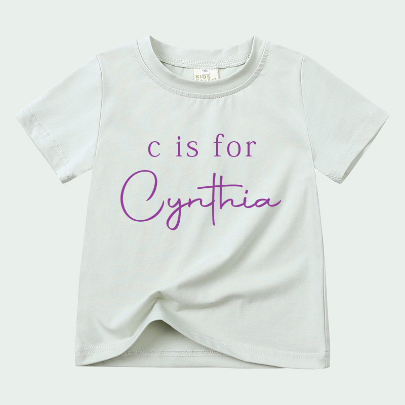 Personalized Kid Cozy Soft Color T-Shirt | inTee01