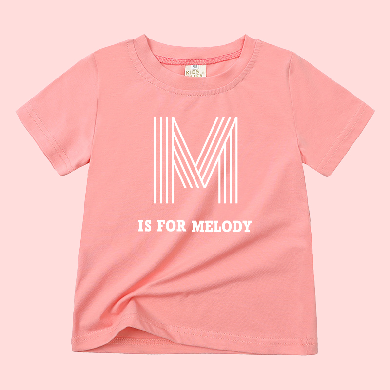 Personalized Kid Cozy Soft Color T-Shirt | inTee02