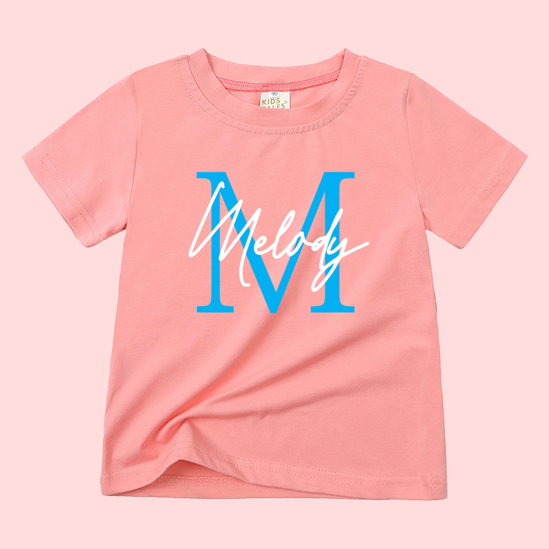 Personalized Kid Cozy Soft Color T-Shirt | inTee03