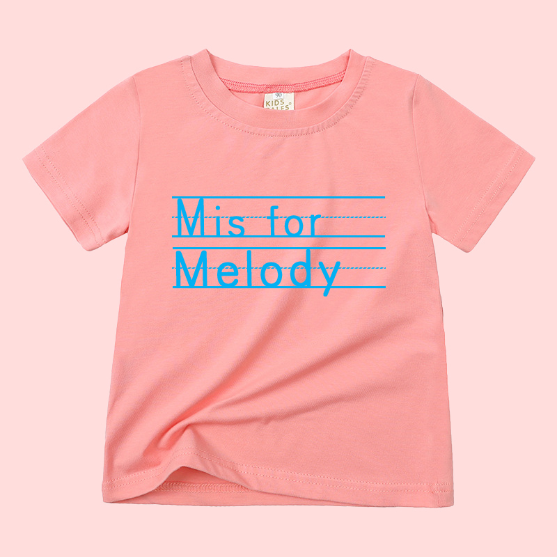 Personalized Kid Cozy Soft Color T-Shirt | inTee04