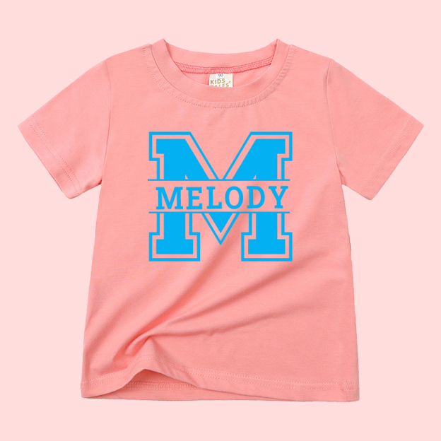 Personalized Kid Cozy Soft Color T-Shirt | inTee05