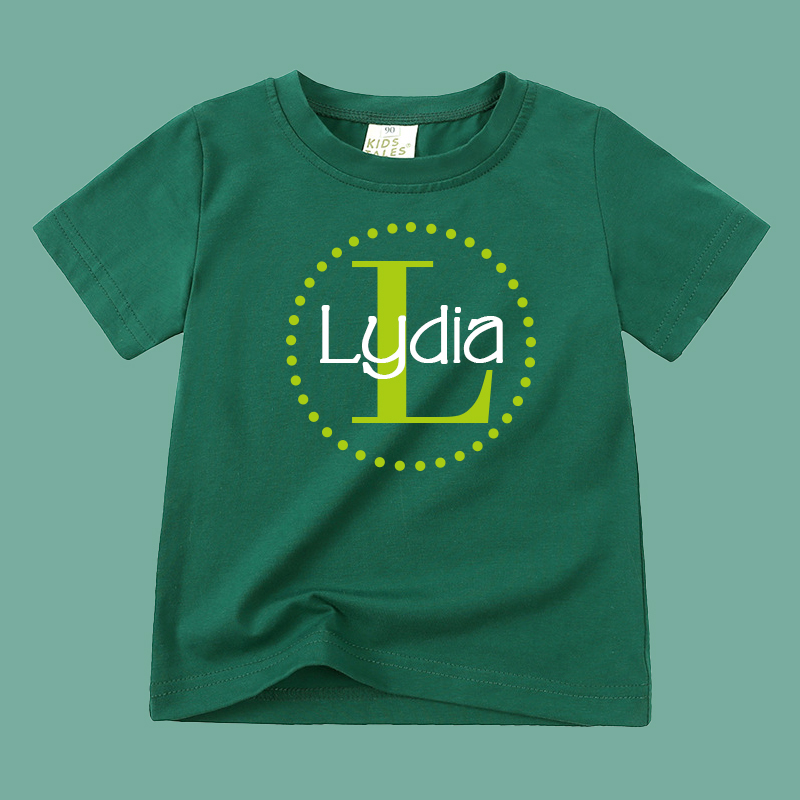 Personalized Kid Cozy Soft Color T-Shirt | inTee06