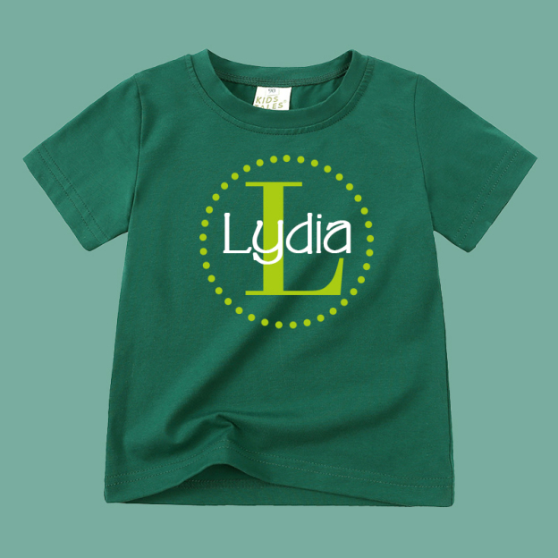 Personalized Kid Cozy Soft Color T-Shirt | inTee06