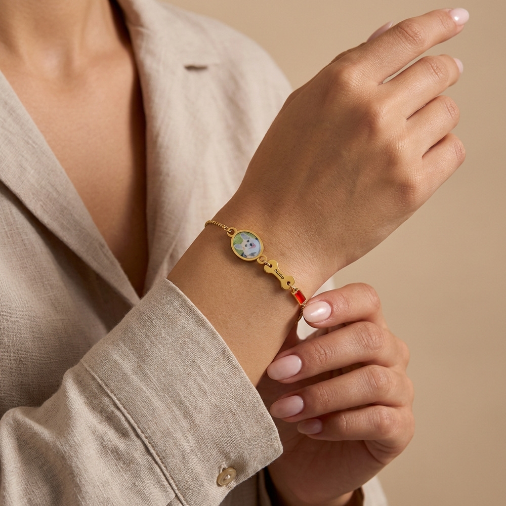 Personalized Pet Photo Memorial Bracelet | inAccs36