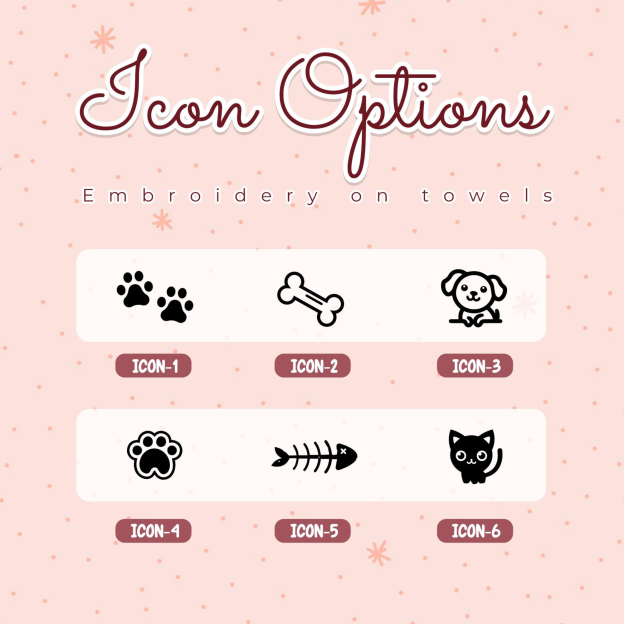 Personalized Embroidered Name Pet Bath Towel | inBlanket01