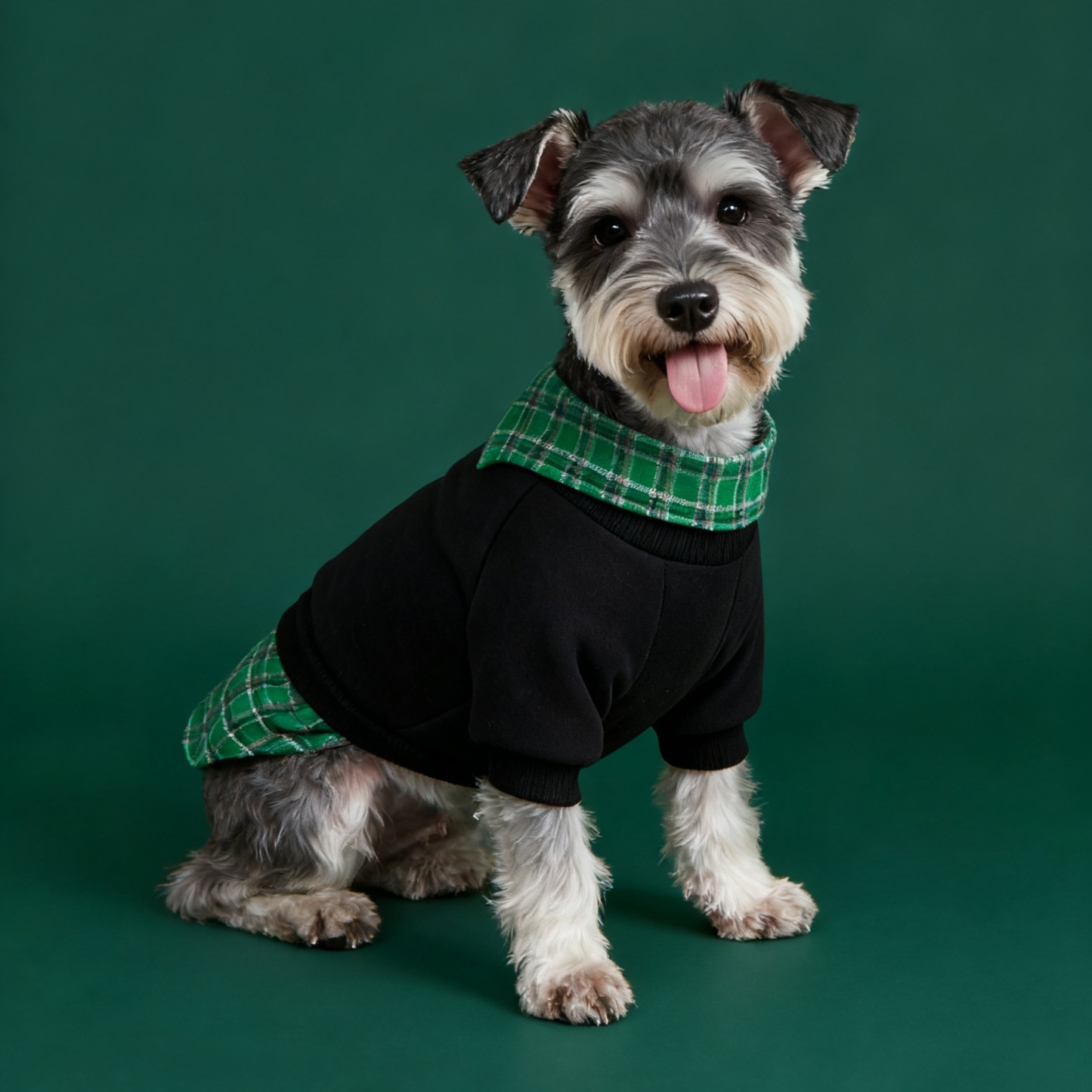 Personalized Name Plaid Pet Sweatshirt | inCloth30
