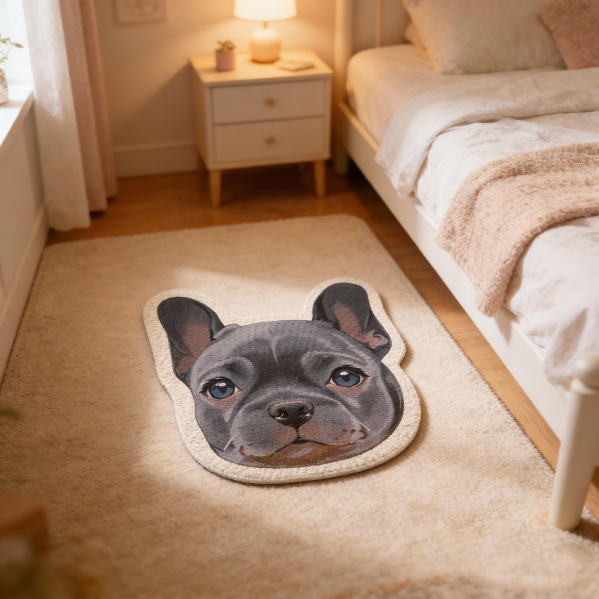 Personalized Lovely Pet Face Tufted Carpet | KKPet414