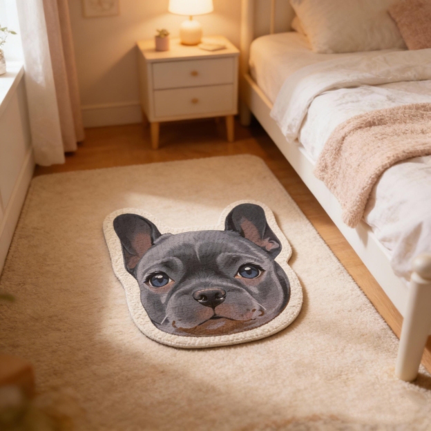 Personalized Lovely Pet Face Tufted Carpet | KKPet414