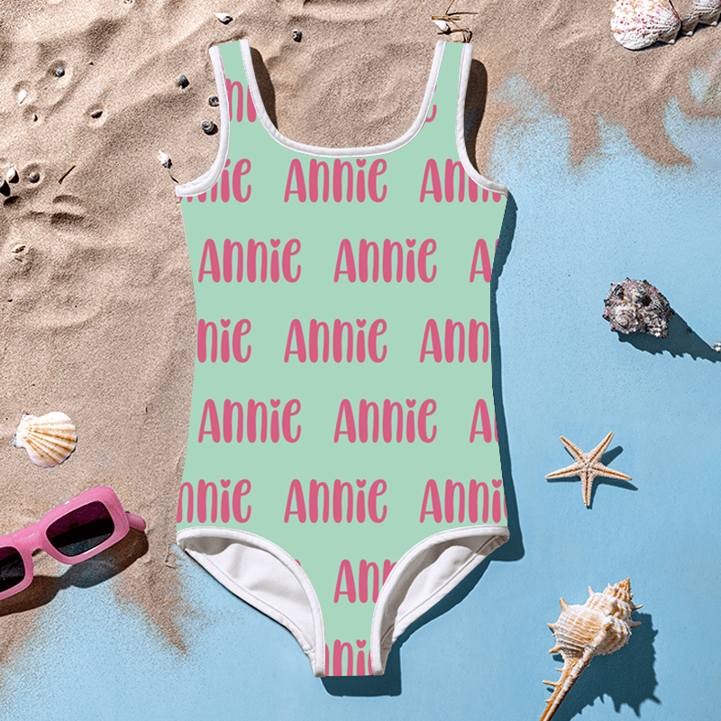 Personalized Monogram Color Swimsuit for Summer | InSwin05