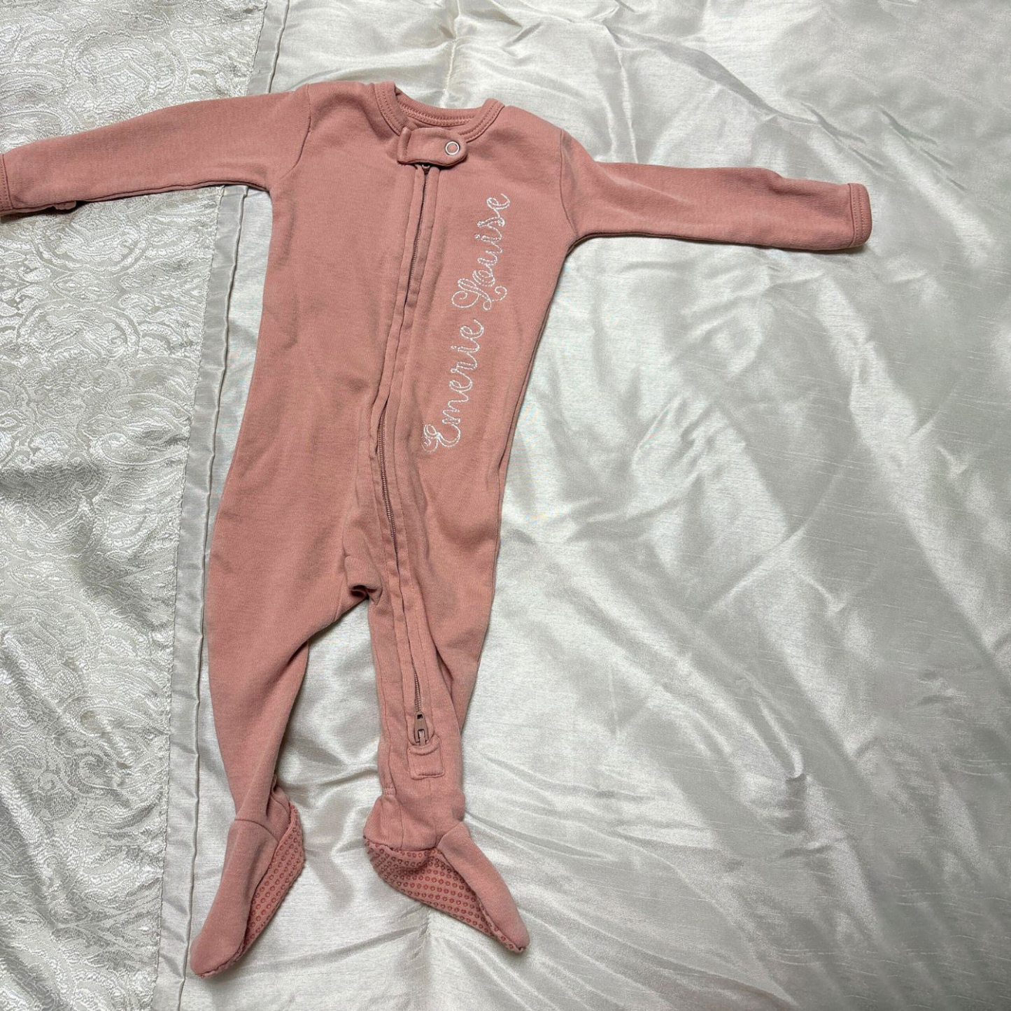 Personalized Embroidery Kids Cozy Soft Sweatshirt Romper | inRomper24