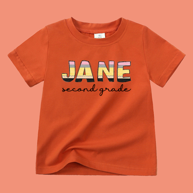 Personalized Kid Cozy Back to School T-Shirt | inTee10